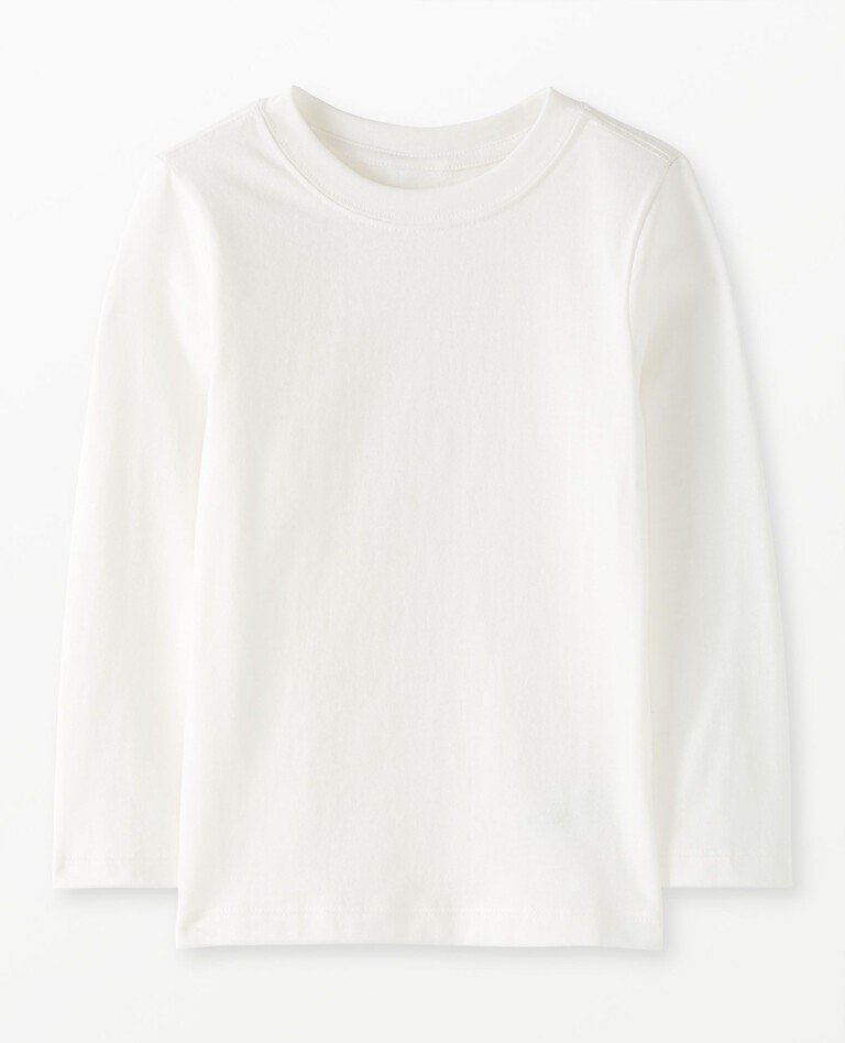 Slim Fit Long Sleeve T-Shirt in Hanna White - main