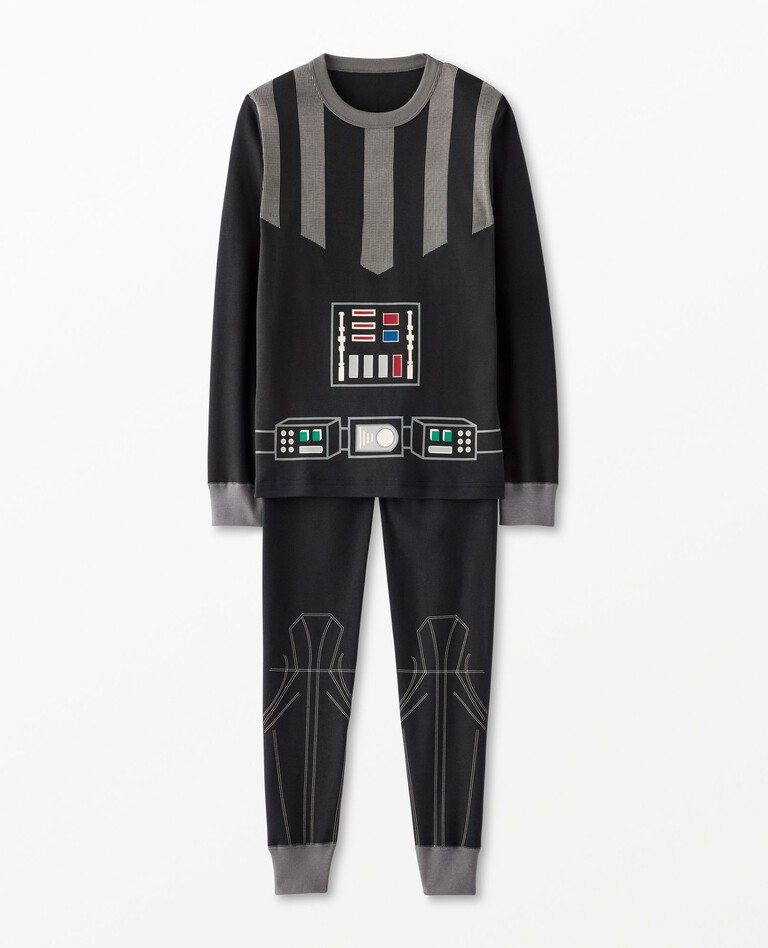 Adult STAR WARS™ Long John Pajama Set in Darth Vader Black - main