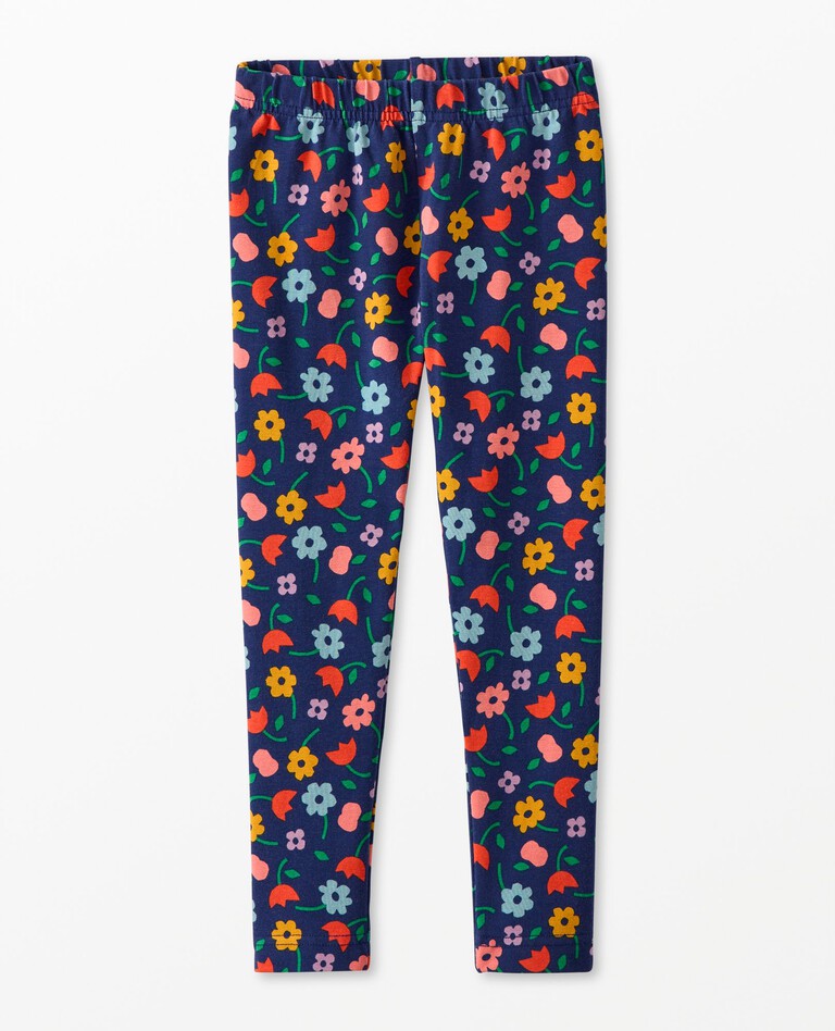 Leggings in Floral Confetti on Navy - main