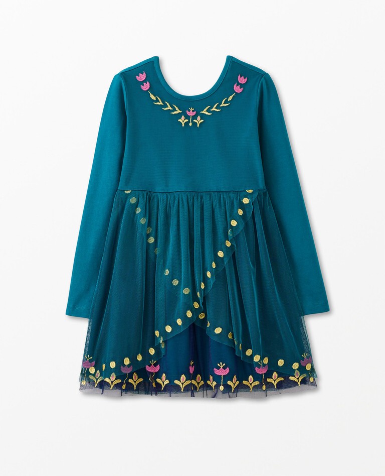 Disney Frozen Anna Long Sleeve Tulle Dress in Anna - Frozen Anniversary - main