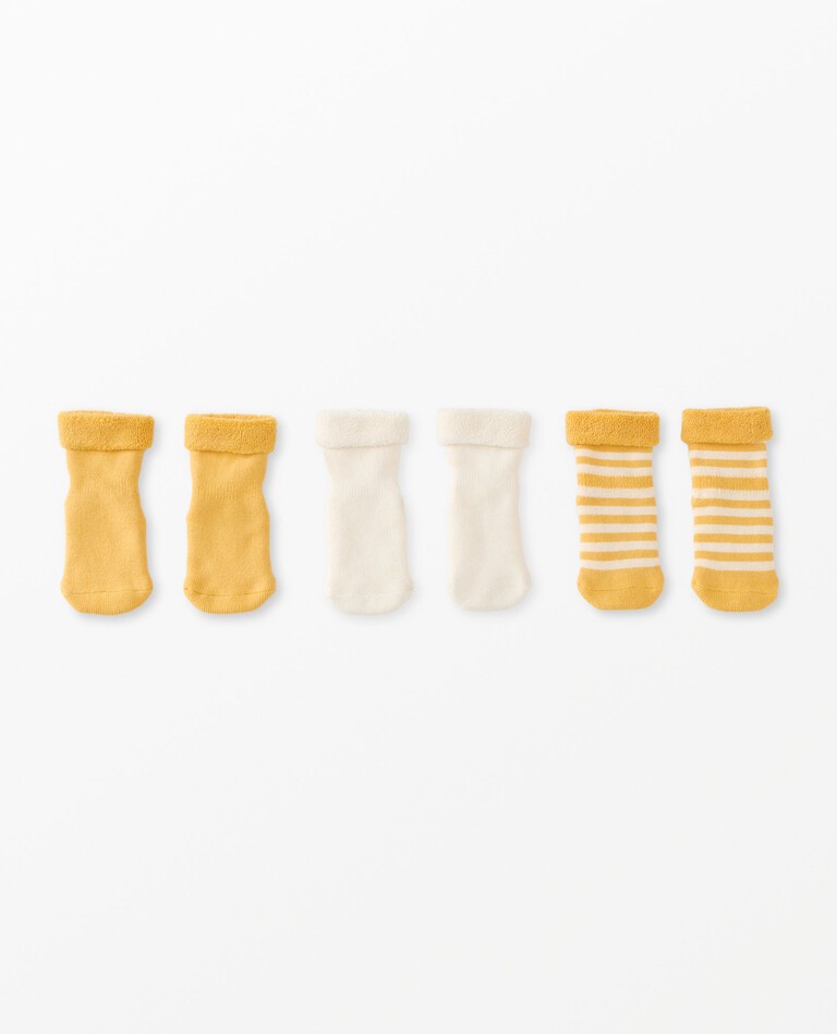 3-Pack Baby Socks in Marigold Multipack - main