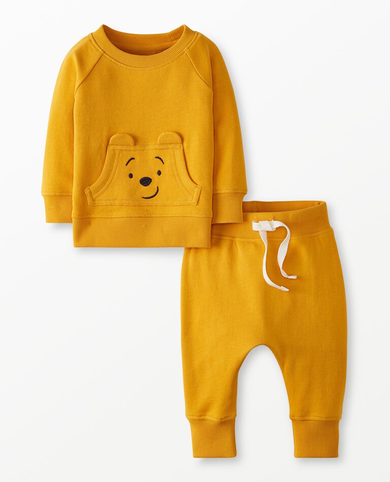 Baby Disney Winnie the Pooh French Terry  Wiggle Set in Winnie The Pooh - main