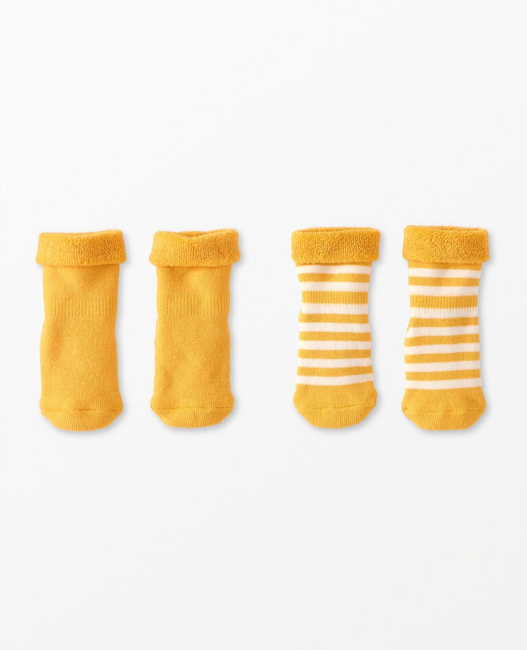 2-Pack Baby Socks in Marigold - main