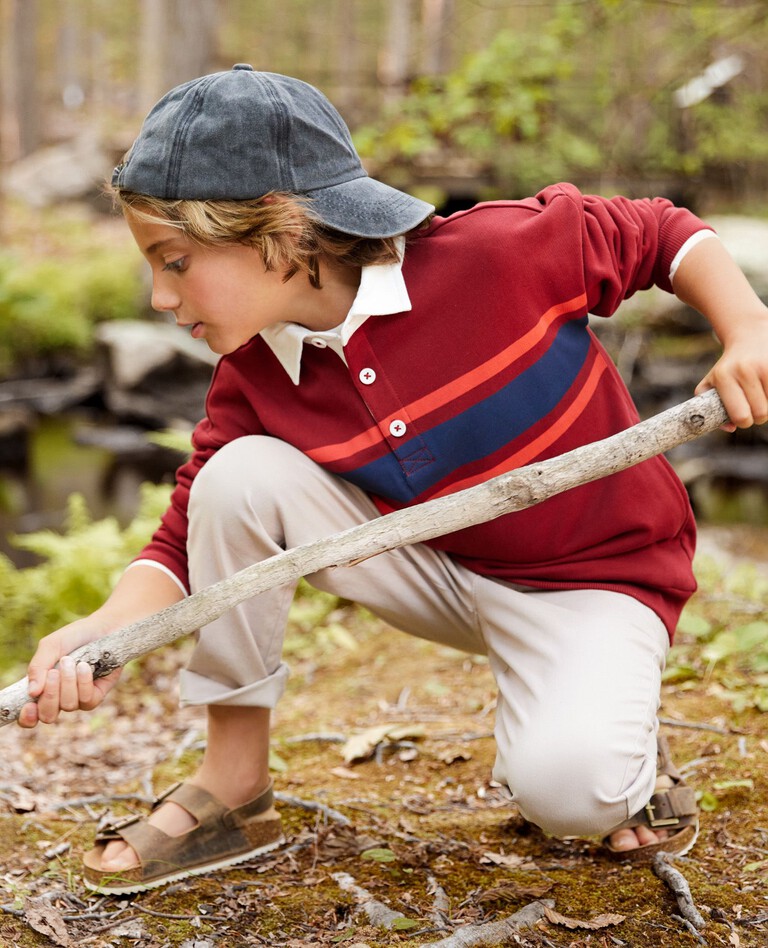 Classic Chino Pants in Khaki Sand - main