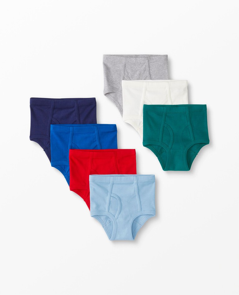 Classic Briefs In Organic Cotton 7-Pack in Boys Solid Unders - main