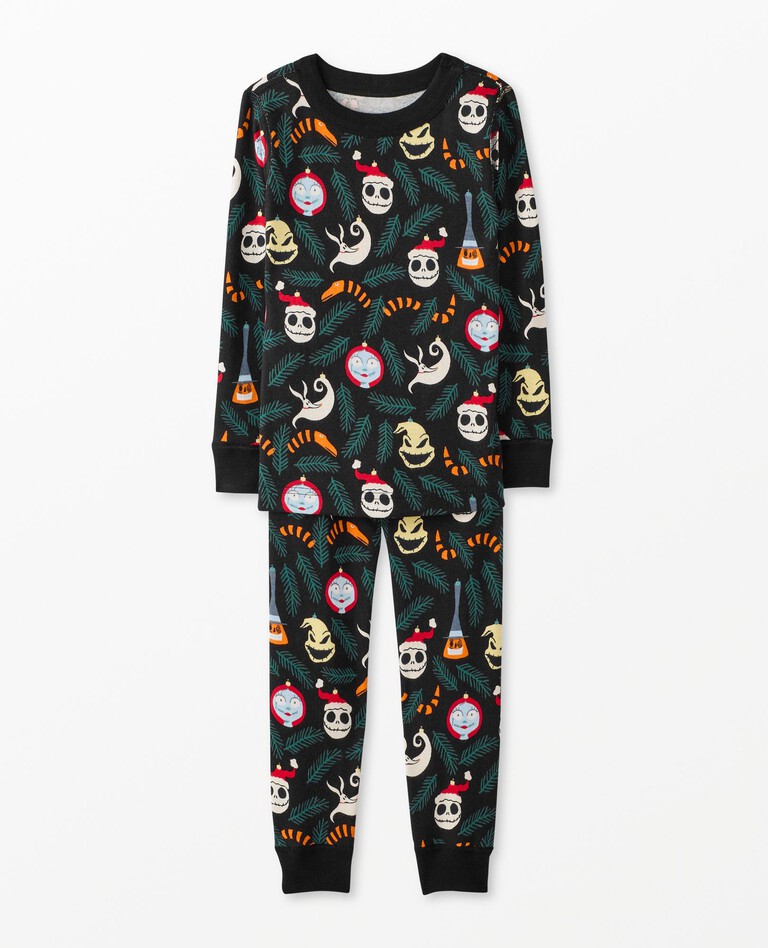 Kids Disney Tim Burton's The Nightmare Before Christmas Long John Pajama Set in NBC Ornaments - main