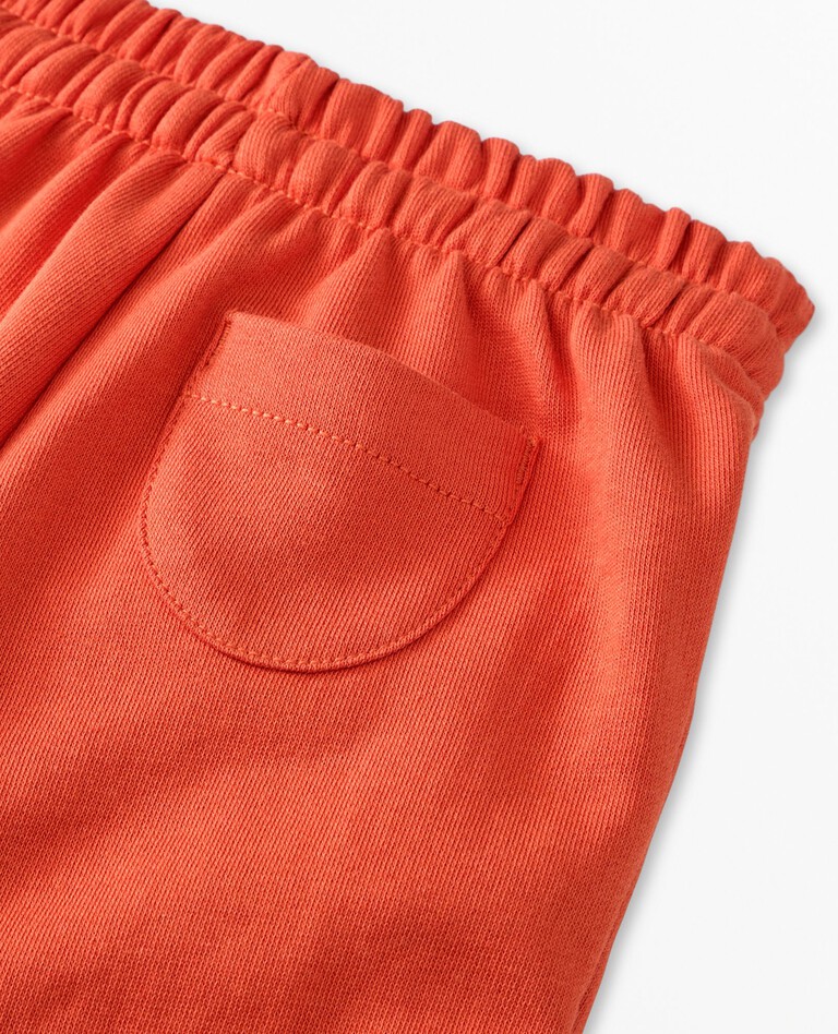 Baby French Terry Sweatpants in Persimmon - main